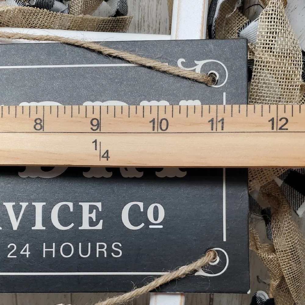NWT Wash & Dry Laundry Service Co. Wall Decor Sign